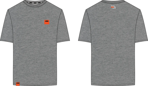 Tricou KTM PURE Dark Grey Melange-8589e131eeb0f1b3c328e3f892f458a6.webp