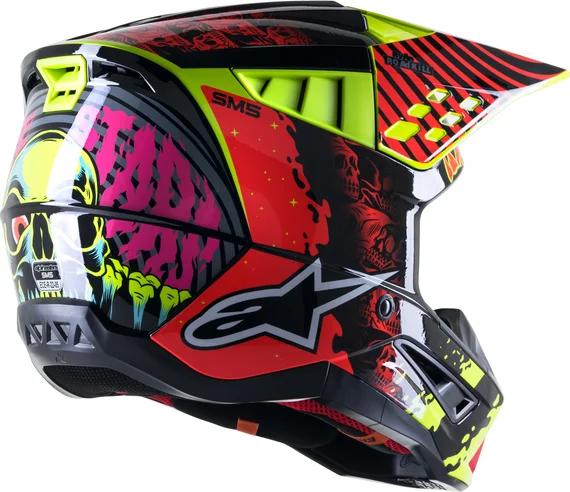 Casca Alpinestars SM5 Solar Flare Black/Yellow XL, 2, nordicamoto.ro