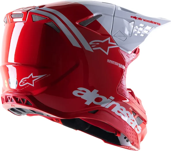 Casca Alpinestars Supertech M8 Radium 2 Red/White XL, 2, nordicamoto.ro