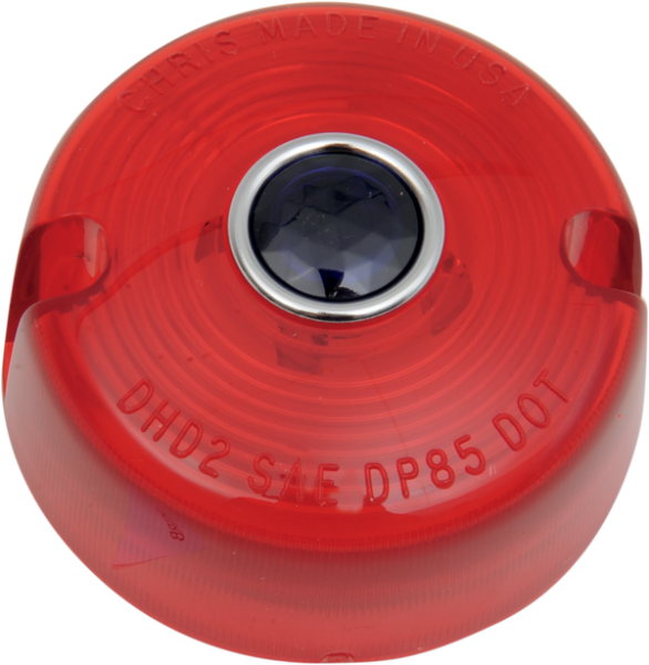 Turn Signal Lenses Blue, Red, 1, nordicamoto.ro