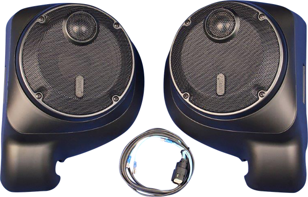 Lower Fairing Speaker Kit Black, Matte, 1, nordicamoto.ro