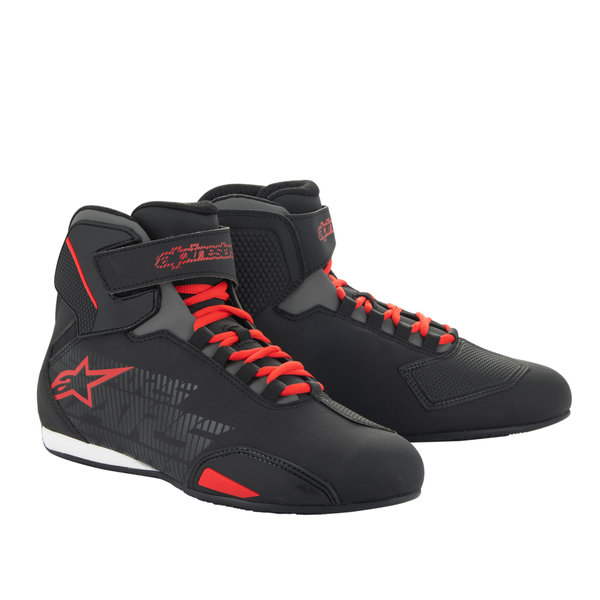 Ghete Alpinestars Sektor Black/Gray/Red-5