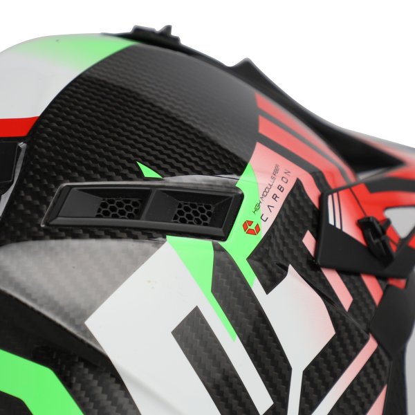 Casca Acerbis Steel Carbon 22-06 Verde/Rosu XXL-5