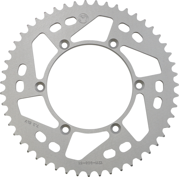 MOOSE RACING Rear Aluminum Sprocket Silver, 4, nordicamoto.ro