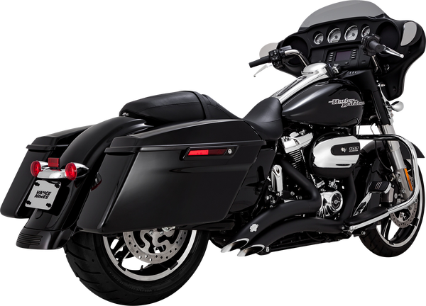 Big Radius Exhaust System Black, 4, nordicamoto.ro
