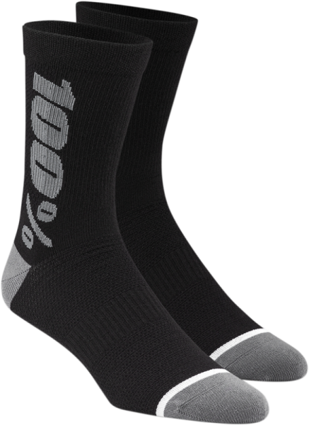 Sosete 100% Rythym Merino Wool Black/Gray-0