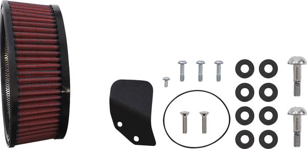 Air Stinger Air Cleaner Kit Silver, 5, nordicamoto.ro