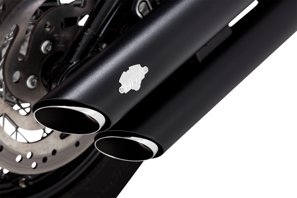 3(r) Twin Slash Slip-on Mufflers Black, 3, nordicamoto.ro