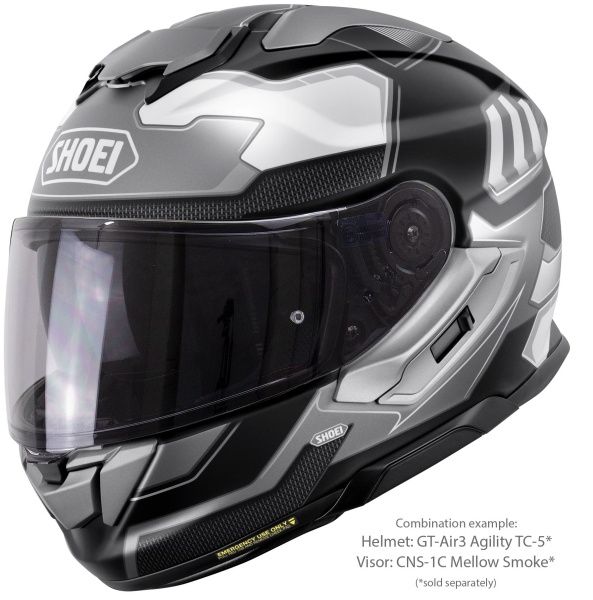 Casca integrala SHOEI GT-AIR3 AGILITY TC-5 Alb/Negru Mat XXL-3
