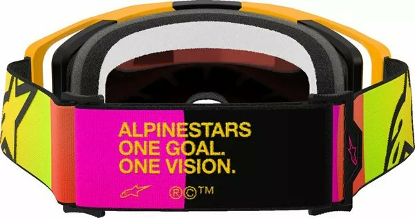 Alpinestars Vision 8 Corp Goggle Yellow, Pink -0