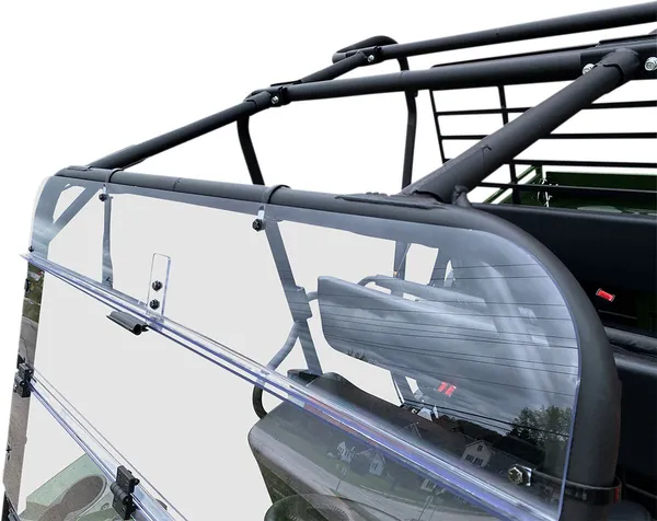 Deluxe Full Folding Windshield Clear -1