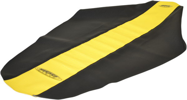 9-pleat Gripper Cover Black, Yellow, 2, nordicamoto.ro