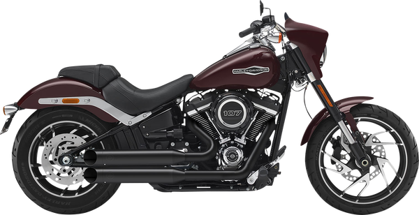 2in2 | Fusion Long | Shotgun-low Exhaust System Matte Black, 1, nordicamoto.ro