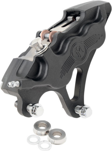 Six-piston Differential-bore Front Caliper Black, Matte, 1, nordicamoto.ro
