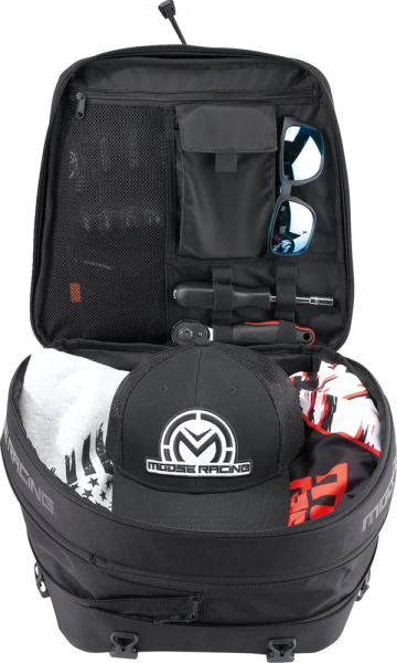 MOOSE RACING Adv1 Rear Rack Bag Black, 3, nordicamoto.ro