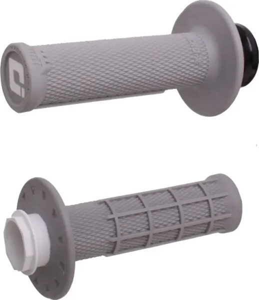 Mânere universale Lock-On cu model „half waffle”, gri, 1, nordicamoto.ro