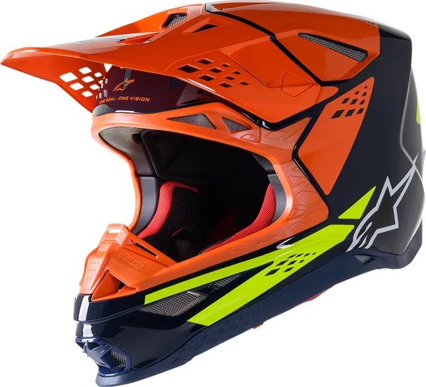 Supertech M8 Factory Helmet Blue, Orange, Yellow XL, 1, nordicamoto.ro