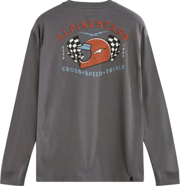 Full Face Long-sleeve T-shirt Gray-1