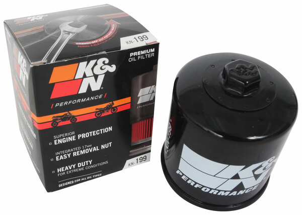 Spin-on Oil Filter Black, 2, nordicamoto.ro