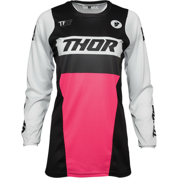 Tricou Thor Pulse Racer Black/Pink-0