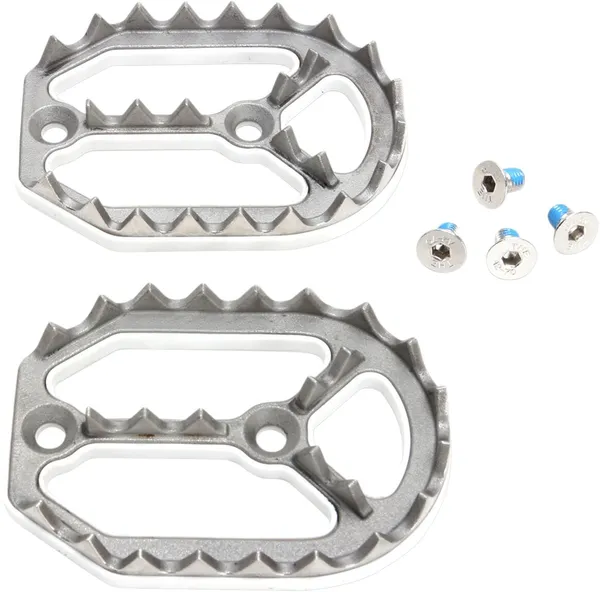 MOOSE RACING Qualifier Footpeg Replacement Teeth Silver -0