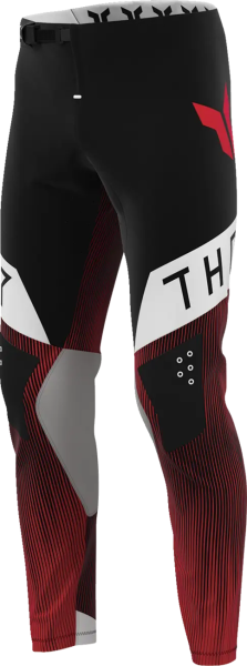 Pantaloni Sportmode Vanish negru-roșu, 12, nordicamoto.ro