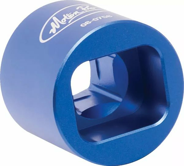 MOTION PRO Fork Cap Socket 41 Mm Blue, Anodized -0