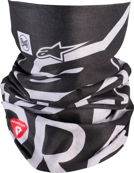 Guler tubular Buff Peaks Primaloft, gri-negru, 1, nordicamoto.ro