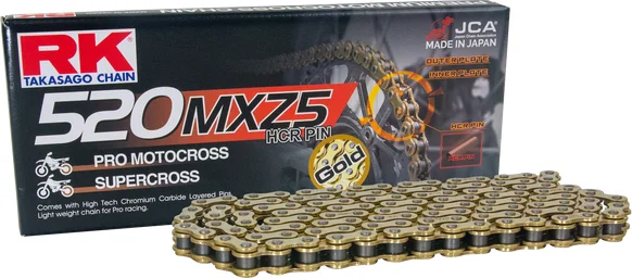 Lanț de transmisie 520 Mxz5, negru, auriu, 1, nordicamoto.ro