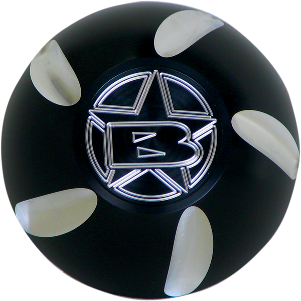 Billet Aluminum Fuel Cap Black, 1, nordicamoto.ro