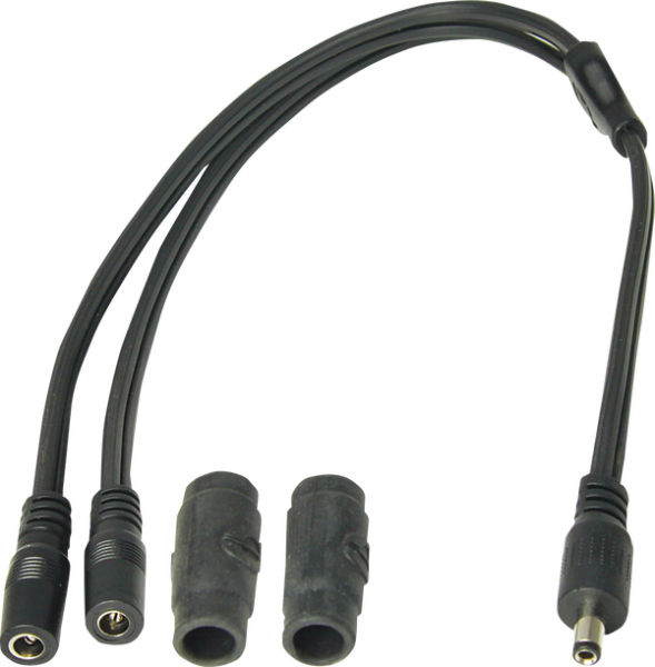 Y-splitter Black, 2, nordicamoto.ro
