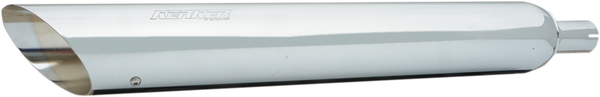 2-1 Muffler Slash-cut Slip-on Chrome Chrome, 2, nordicamoto.ro