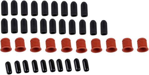 Plug Kit With Seals Black, Red, 2, nordicamoto.ro