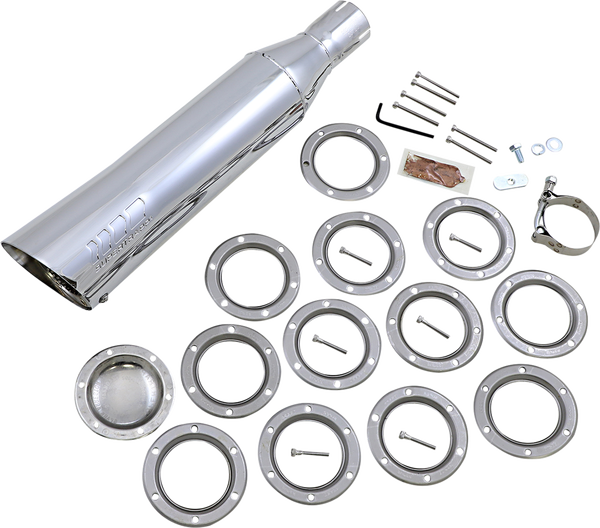 S/c Elite Universal Muffler Chrome, 1, nordicamoto.ro