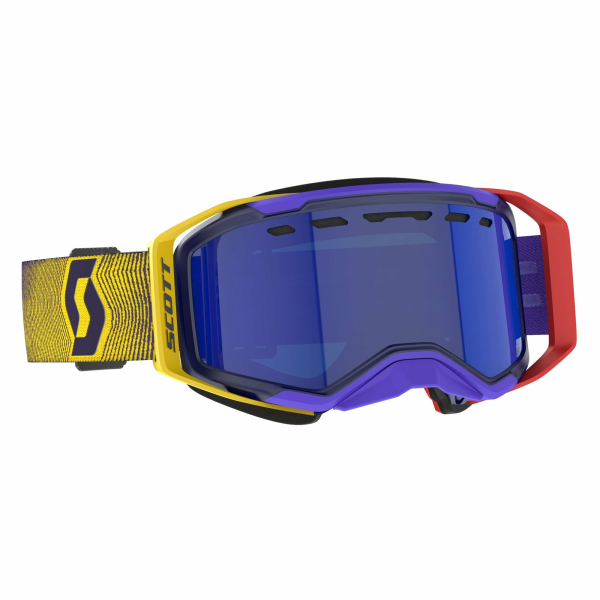 Scott Goggle Prospect 2.0 SMB chrome red/yellow enhancer blue chrome, 1, nordicamoto.ro
