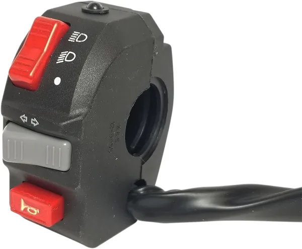 Offroad Handlebar Switch With 9-pin Connector Black, Red-0
