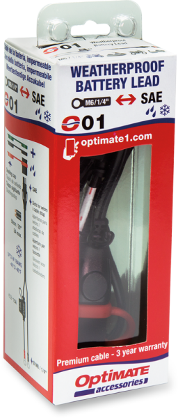 1/4(r) Eyelet Battery Connection Lead Black, 4, nordicamoto.ro