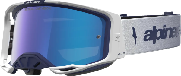 Vision 8 Amber Goggle White, Blue, 1, nordicamoto.ro