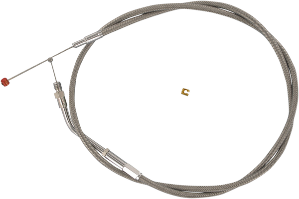 Stainless Steel Throttle/idle Cable Silver +152 mm (6''), 1, nordicamoto.ro