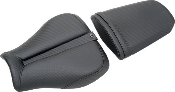 Gel-channel Track Carbon Fiber Sport Seat Black, 1, nordicamoto.ro