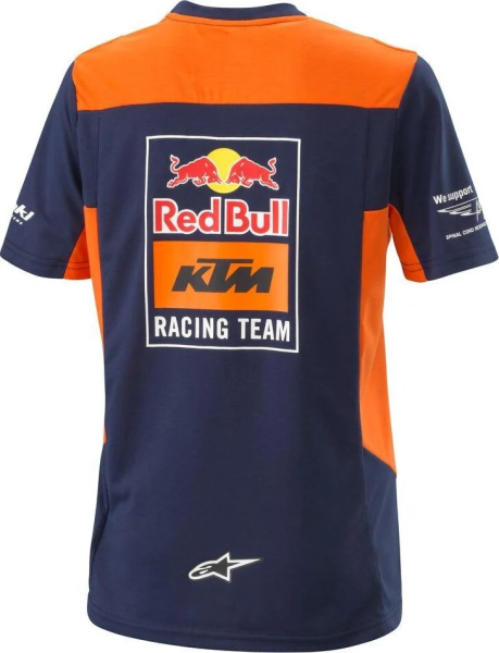 Tricou Dama KTM Replica Team Dark Blue/Orange-0