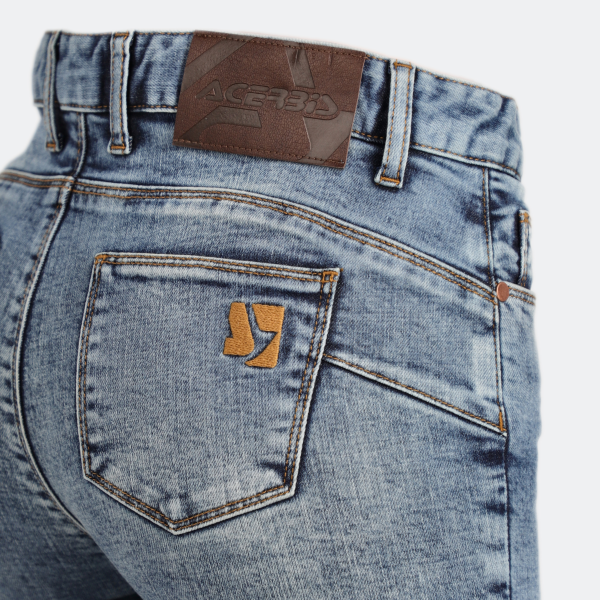 Blugi Moto Dama Acerbis Slim Albastru 25, 4, nordicamoto.ro