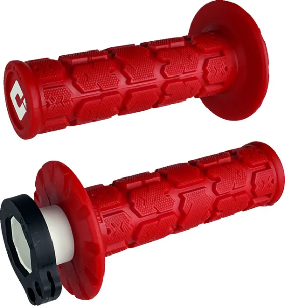 V2 Rogue Lock-on Grips Red-0
