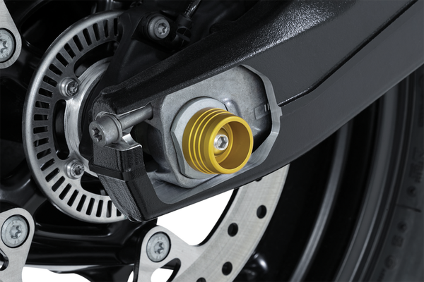Rear Axle Slider Gold, Anodized, 2, nordicamoto.ro