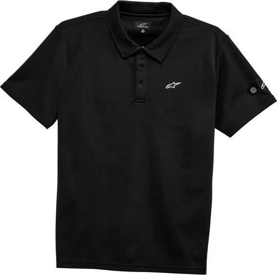 Tricou Polo Alpinestars Realm Black XL, 2, nordicamoto.ro