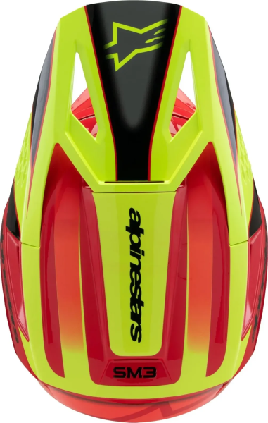 Casca Copii Alpinestars S-M3 Fray Black/Red/Yellow-5