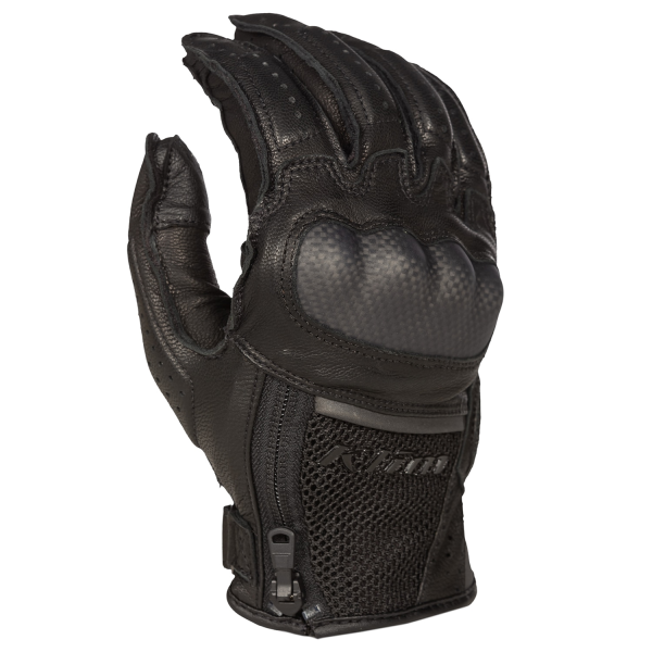 Manusi Piele Klim Induction Negru/Albastru S, 9, nordicamoto.ro