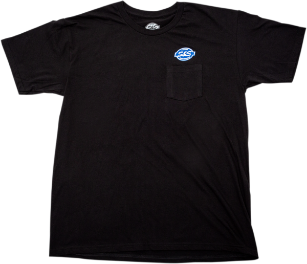 Tee Shirt S&s Pocket Bk M Black M, 1, nordicamoto.ro