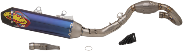 Factory 4.1 Rct Exhaust System Anodized Blue 