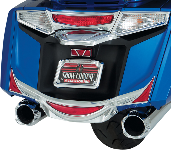 Rear Saddlebag Trim Chrome, 3, nordicamoto.ro